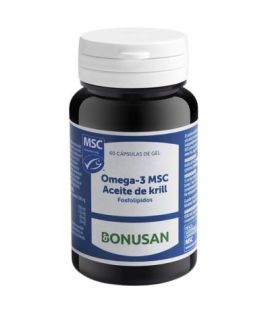 Omega-3 Krill Oil MSC 60 pearls Bonusan