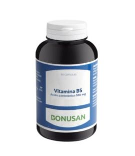 Vitamin B5 Pantothenic Acid 500Mg 90caps Bonusan