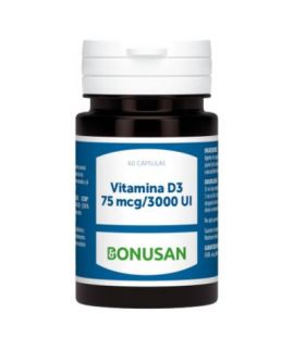 Vitamina D3 75 Mcg 3000 Ui 60perlas Bonusan