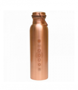 Chakras Copper Bottle 1 unit Indiaveda