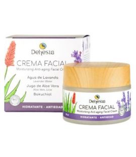 Moisturizing Facial Cream-Anti-Aging Lavender, Aloe Vera and Bakuchiol Bio 50ml Dehesia