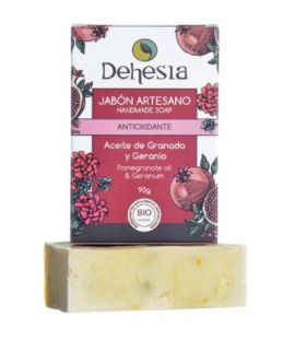 Organic Pomegranate and Geranium Antioxidant Artisan Soap 100gr Dehesia